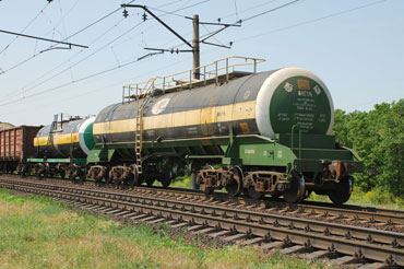 Цистерна железнодорожная для перевозки олеума